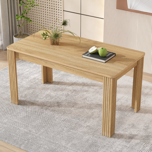 4 Seater Dining Room Table, MDF Wood Rectangle Modern Kitchen Dining,Room Furniture Unit, Small Kitchen Table,Coffee Table,Small Table For Home - Novari