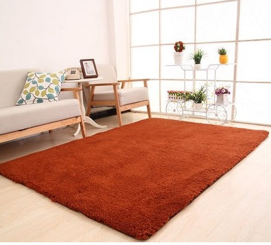 Living Room Rug Area Solid Carpet Fluffy Soft Home Decor White Plush Carpet Bedroom Carpet Kitchen Floor Mats White Rug Tapete - Novari