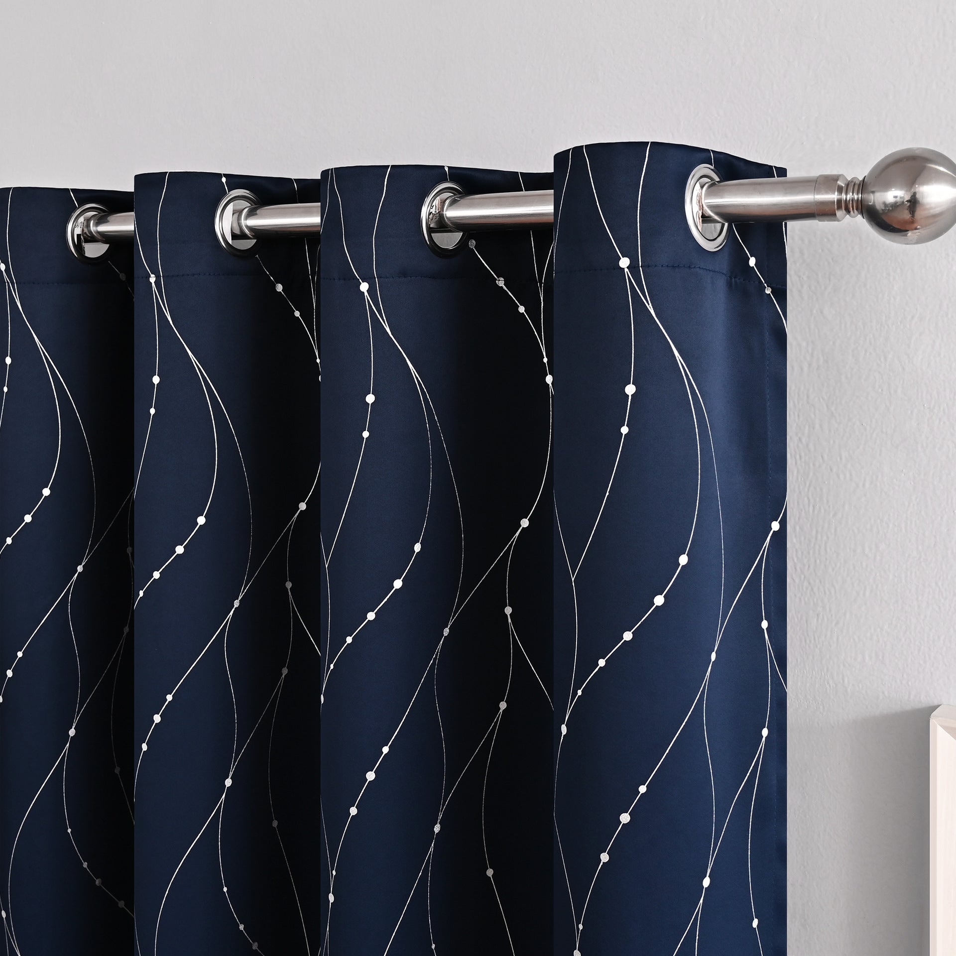 Modern Minimalist Furnishings Decorative Blackout Curtains - Novari