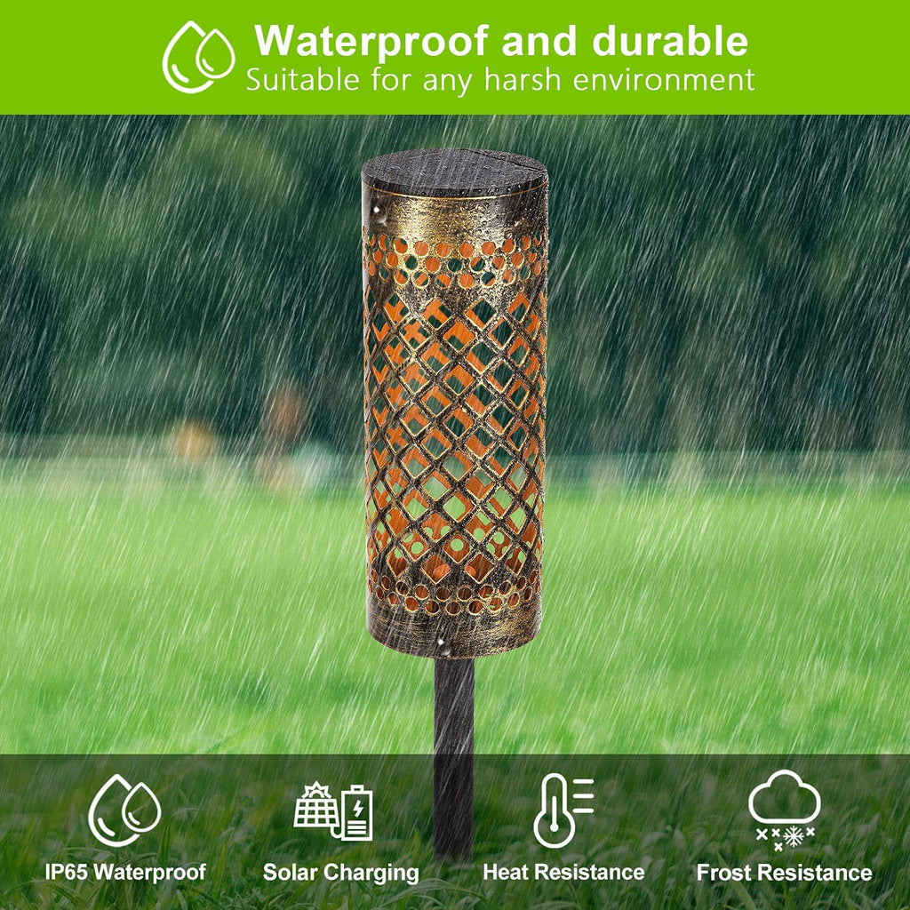 Metal Solar-powered Lawn Lamps Courtyard Decorative Waterproof - Novari
