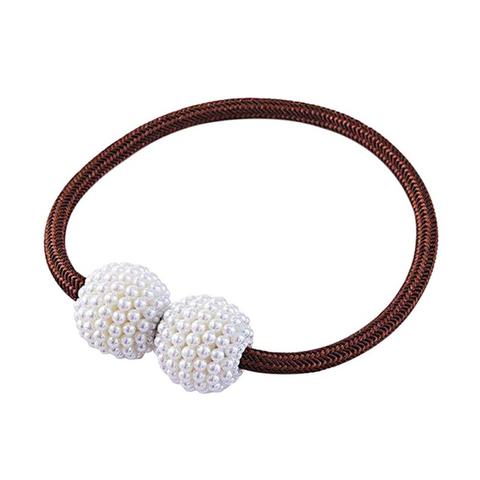 Magnetic Curtain Tiebacks Pearl Beads - Novari