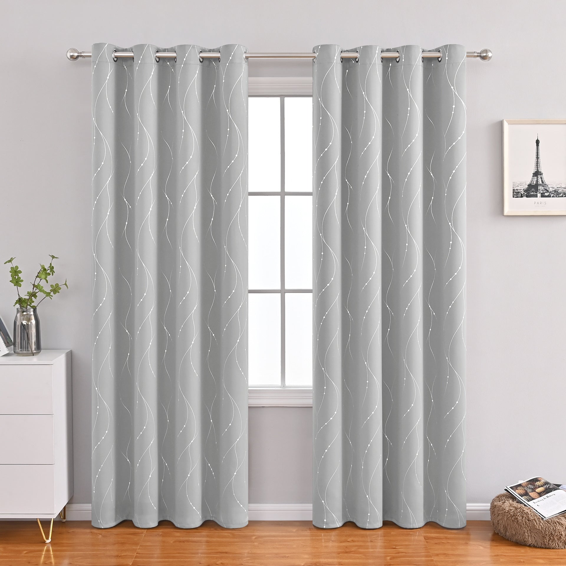 Modern Minimalist Furnishings Decorative Blackout Curtains - Novari