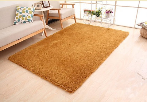 Living Room Rug Area Solid Carpet Fluffy Soft Home Decor White Plush Carpet Bedroom Carpet Kitchen Floor Mats White Rug Tapete - Novari