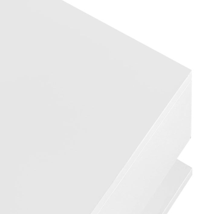 Coffee Table, High-gloss White. Side Tables, Coffee Tables With Glass And LED - Novari