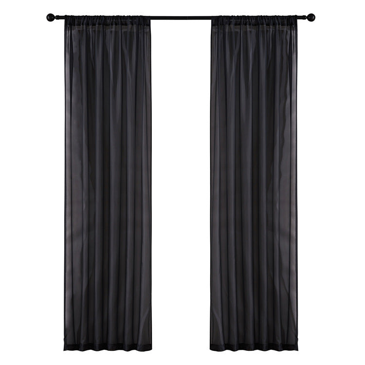 Modern And Simple Pure Color Cotton And Linen Window Screen - Novari