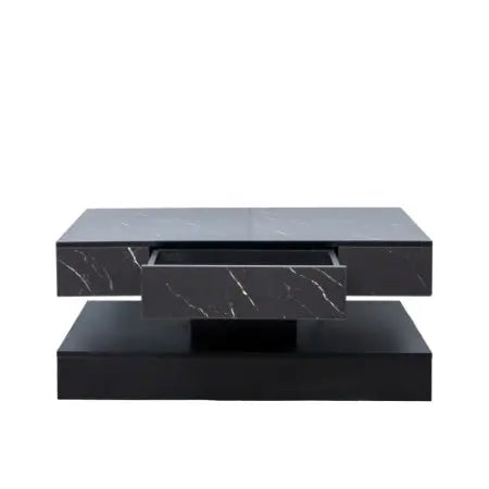 6.93IN High LED Coffee Table,Modern Coffee Table For Living Room,Living Room Tables,Large Living Room Furniture,LED Lights - Novari