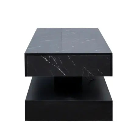 6.93IN High LED Coffee Table,Modern Coffee Table For Living Room,Living Room Tables,Large Living Room Furniture,LED Lights - Novari
