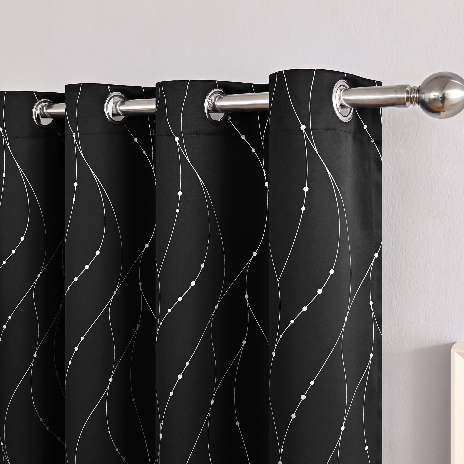 Modern Minimalist Furnishings Decorative Blackout Curtains - Novari