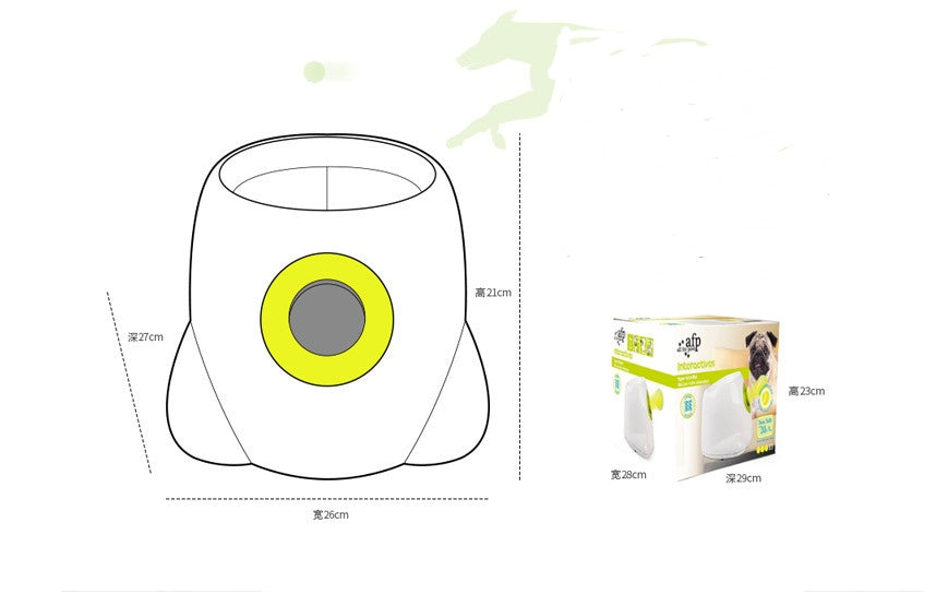 Dog Pet Automatic Interactive Ball Launcher Novari