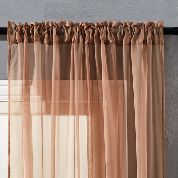 Modern And Simple Pure Color Cotton And Linen Window Screen - Novari