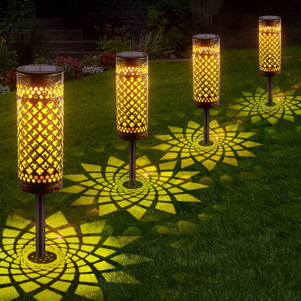 Metal Solar-powered Lawn Lamps Courtyard Decorative Waterproof - Novari