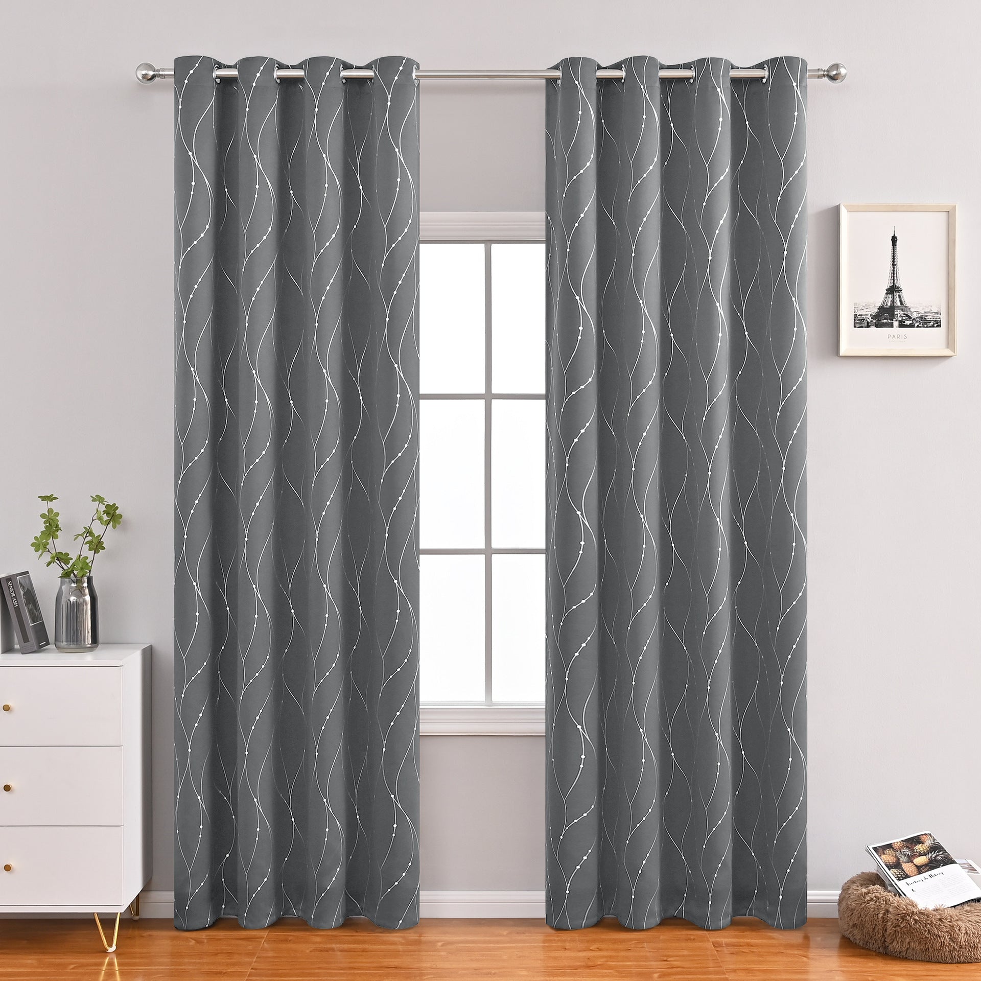 Modern Minimalist Furnishings Decorative Blackout Curtains - Novari
