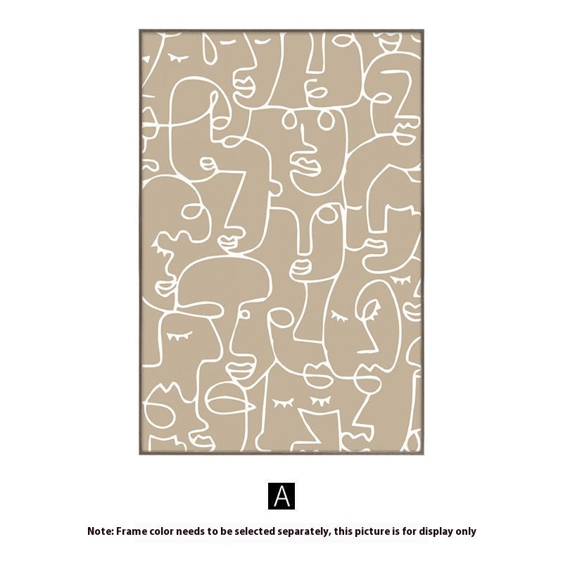 Living Room Sofa Background Wall Decorative Painting Mural - Novari